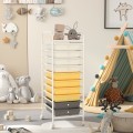 Rolling Storage Cart Organizer with 10 Compartments and 4 Universal Casters - Gallery View 40 of 66